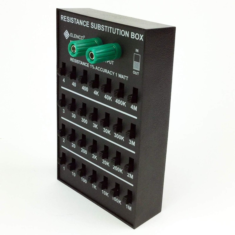 Elenco Resistance Substitution Box | Resistance Range From 1Ω To