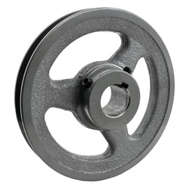 Saelno AK56-1 V Belt Pulley 1 inch Bore 5.45" OD,Electric Motor Pulley Cast Iron for A AX 3L 4L V-Belts,AK561 Pulley