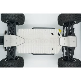 1/10 Big Rock Crew CAB Stainless Steel Skid Plate Chassis Protect Armor - Standard
