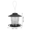 Bird Feeder 1L Durable ABS Easy Filling Transparent Container Portable