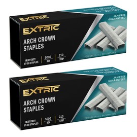 Staples 2 Pack, B8 Staples 1 4 - Heavy Duty Staples 1/4 Inch - 10,000 Staples for Standard B8 Stapler