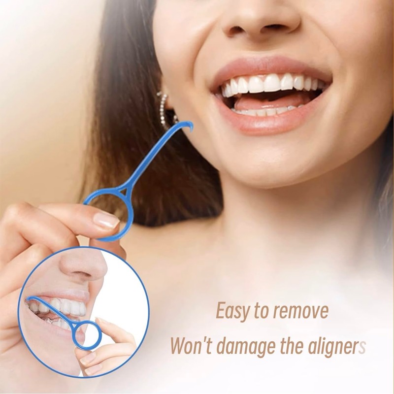 5 Pcs Clear Aligner Removal Tool Kit - Portable Retainer