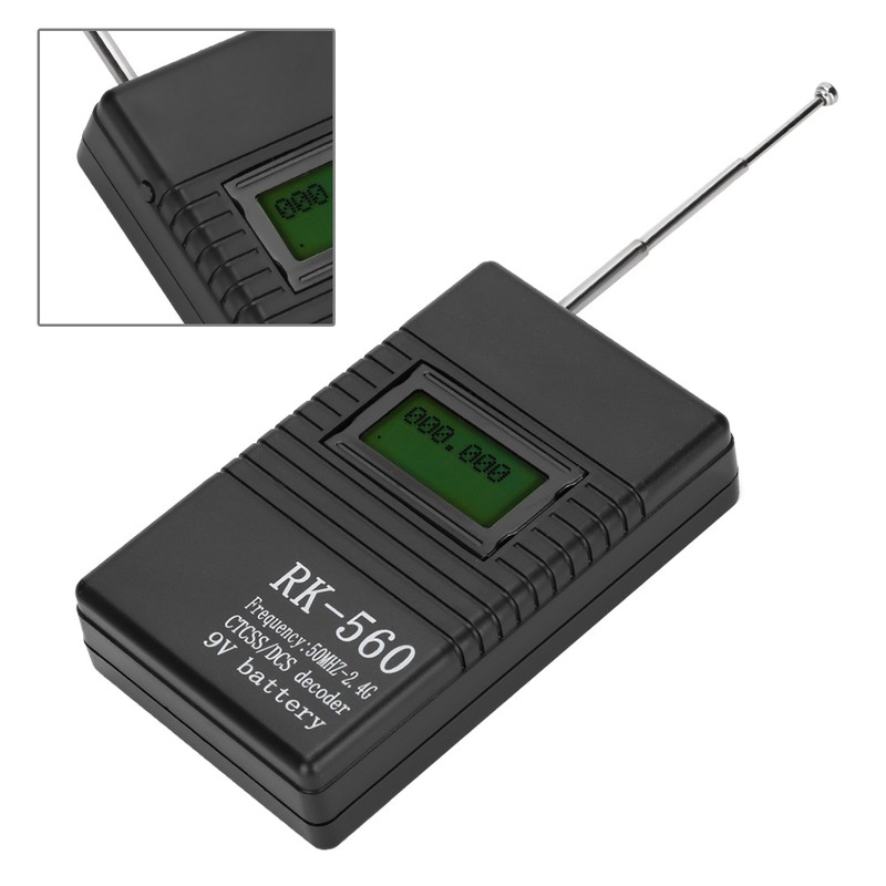 Accurate RK560 50MHz-2.4GHz Frequency Counter Meter Portable Handheld Radio Frequency
