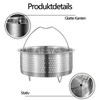 Stainless Steel Steamer, Steamer Insert for Pot, Steamer Insert Stainless