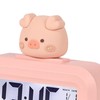 Pssopp Cute Digital Alarm Clock, Desk Shelf Clocks, Cute Electronic