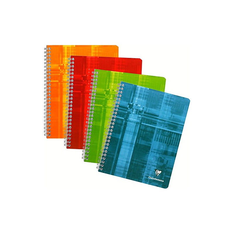 Clairefontaine 68761C Spiral Notebook 17 x 22 cm, 90 Sheets