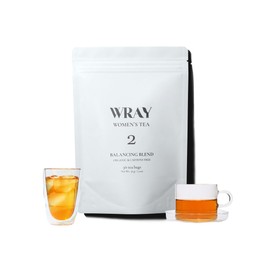 WRAY Balancing Blend Herbal Tea Decaffeinated Women Organic Additive Free Black Beans Rooibos Nettle Lemon Balm Chamomile Organic Nettle 30 Tea Bags Gift