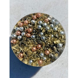 Green Moss Agate Orgone Generator Energy Accumulator 7.83Hz/432Hz/528Hz/Advance Harmonics Many Beautiful Ingredients!! (Green Moss Agate)