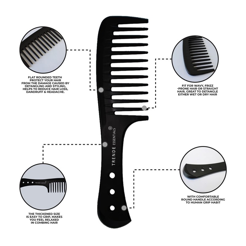 Trende Essentials Wide Tooth Comb 1 Pc - Detangler And