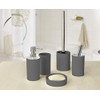 Ridder Touch Soap Dispenser, Poly Resin, Anthracite, 6.7 x 6.7