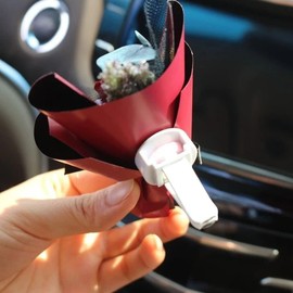 Mini Dried Flowers Bouquet for Car Air Vent Clips, Car Air Outlet Perfume Decoration, Car Air Fresheners Interior Accessories Car Decoration