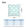 Cute Dog Paws Mint Green Throw Pillow Covers Set of