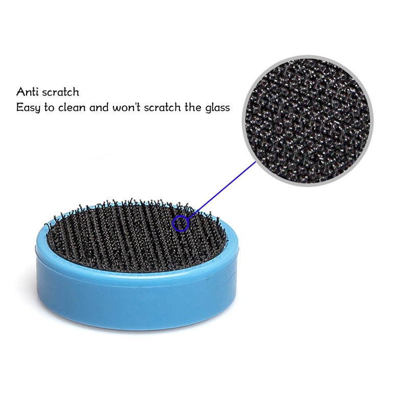 Fish Tank Magnetic Brush Round Double Sided Cleaning Prevent Scratch