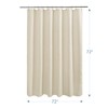 AmazerBath Waffle Shower Curtain, Heavy Duty Fabric Shower Curtain with