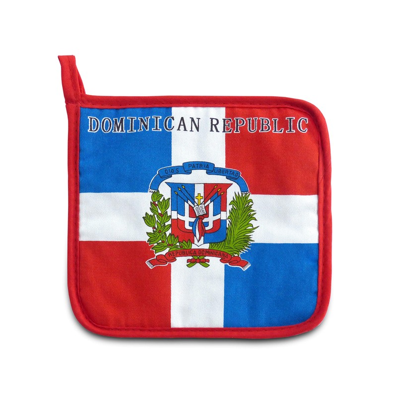 Dominican Republic Flag Kitchen & BBQ Set w/ Apron, Oven-mitt