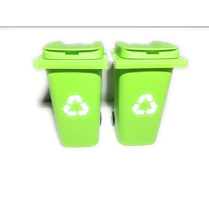 Desk Top Mini Plastic Trash Can Small Waste Bin with