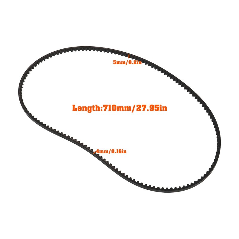 eMagTech Lathe Belt 5M710 Drive Belt Length 710mm for Freight