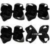 Pack of 4 Bow Hair Clips, Ponytail Clips, 3.9 Inches,