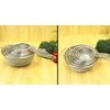 Strainer with Bottom 18-8 Stainless Steel, One Hand, 6.7 inches