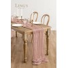 Ling's Moment 10Ft x 35" Wide Dusty Rose Gauze Semi-Sheer