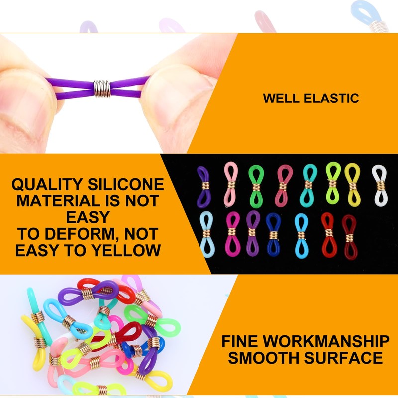 40pcs Knitting Needle Stoppers,Knitting Needle Hugger,Stitch Stopper,Needles Minder Knitting Tools