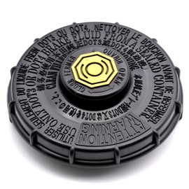 HAOTOM Brake Master Cylinder Tank Reservoir Cap Spare Parts Accessories Compatible For Honda Accord Civic CR-V Fit S2000 46662-SLE-J01 46662-SDC-A02 46662-S8A-003 Black