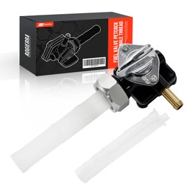 Rogierra Fuel Valve Petcock with Male Thread Compatible with Harley FLST FXST FXD FLT 1995-2001 | Durable Gas Shut Off Switch | 1 Set Replace 61338-94D