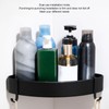 Black Corner Shower Caddy Aluminium Alloy for Bathroom Toilet Kitchen