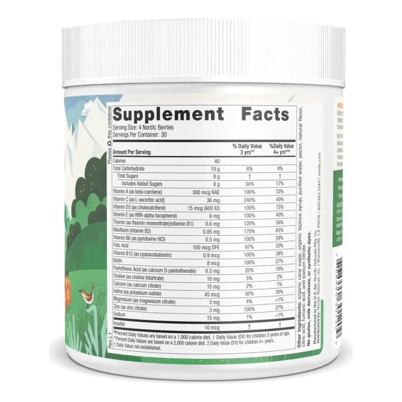 Nordic Naturals Suplemento Multivitaminico 120 Gomitas Sfn