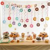 Sweet Donut Hanging Swirl Party Decorations 30 Pack Foil Ceiling