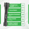 LitezAll Nearly Invincible Tactical Flashlight, 300 Lumen Compact LED Flashlight