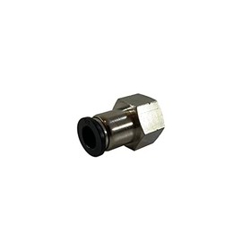 3/8" Tube O.D. x 3/8" Female NPT Brass Composite Push-In Connector, Air Line, Pneumatic Push-To-Connect Fitting (1)