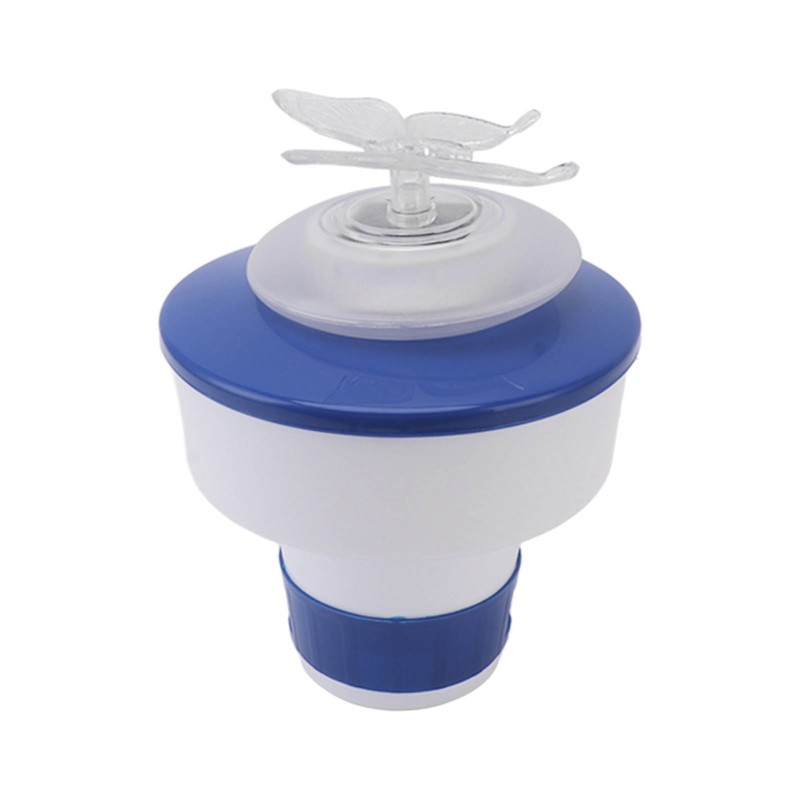 Floating Mini Chemical Dispenser Adjustable Plastic 600 Mah Floating Chlorine