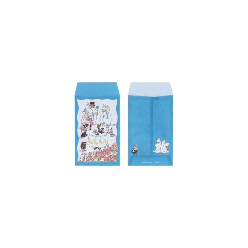 Sunstar Stationery Moomin Envelopes, Set of 2, 25 Spring &