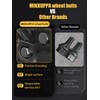 MIKKUPPA M12x1.25 Wheel Lug Bolts - Replacement for 2015-2022 Jeep