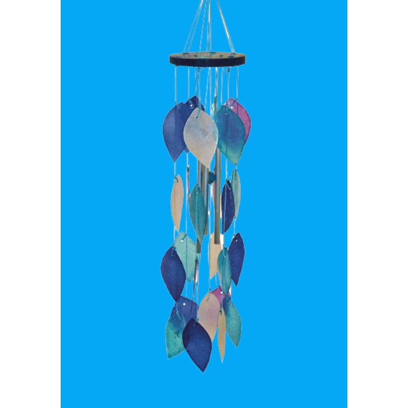 My Family House Capiz Shell Wind Chime Patio Garden Decor