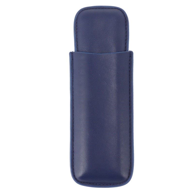 Cigar Case Elegant Vintage Hand Crafted Slim Portable 2 Fingers