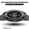 GOLDEN HOUR Ultra-Thin Minimalist Sports Waterproof Digital Watches Men with