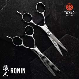 Tokko Katana Ronin Hair Cutting Shears Set by Tokko Katana, Professional Scissor Kit, 6.5"