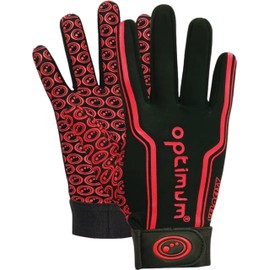 Optimum Thermal Liner Velocity Gloves | Cushioned, Breathable, Warm Padded | Enhanced Grip for Rugby, Football, Cycling | Multi Color Senior & Junior Sizes