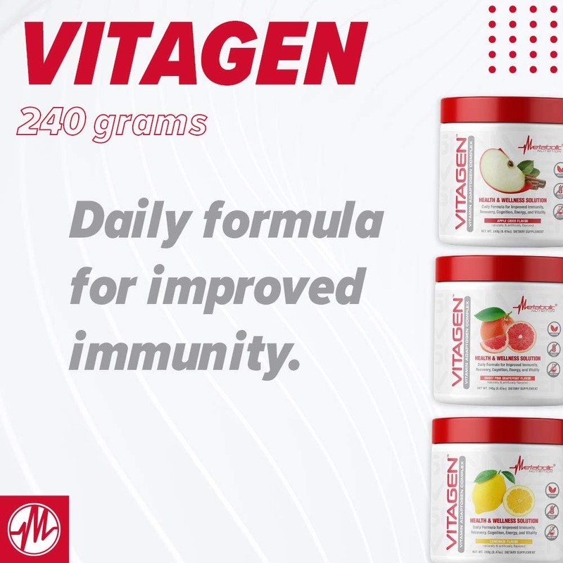 Metabolic Nutrition Vitagen, Vitamin Adaptogen Complex, 240 g, Health &