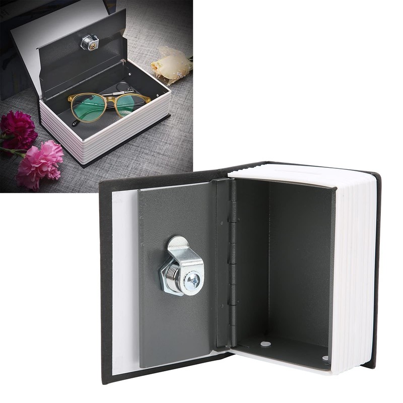 Book Safe Dictionary Secret Safe Can with Combination Lock Metal