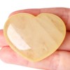 XIANNVXI 45mm Citrine Crystal Heart Stone Citrine Crystal Gemstone 1.8"