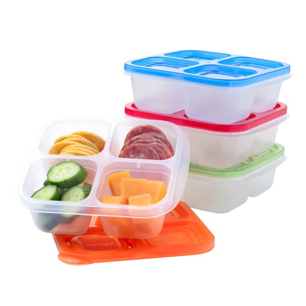Bentgo Bentgo Easyboxes 4-Compartment Snack Containers - 8-Piece Set with