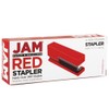 JAM PAPER Modern Desk Stapler - Red - Sold Individually