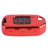 Carbon Fiber Style Folding Car Key Fob Cover Protective Case
