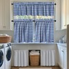 COTTON CRAFT Café Curtains - Tier Window Treatment Curtains -