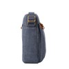 Troop London TRP0218 Classic Canvas Across Body Bag Khaki