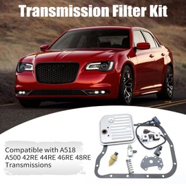 Namolit Transmission Filter Kit, A518 A500 42RE 44RE 46RE 48RE Transmission Governor Pressure Solenoid Transducer with Filter Gasket Kit Replacement for Jeep Dodge Chrysler 2000-ON