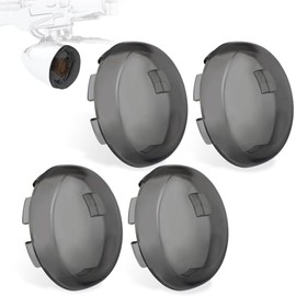 4 x Front / Rear Turn Signal Lens Covers Replacement for Harley Sportster 883 1200 Touring Road King Electra Glide Street Glide Softail Dyna V-Rod